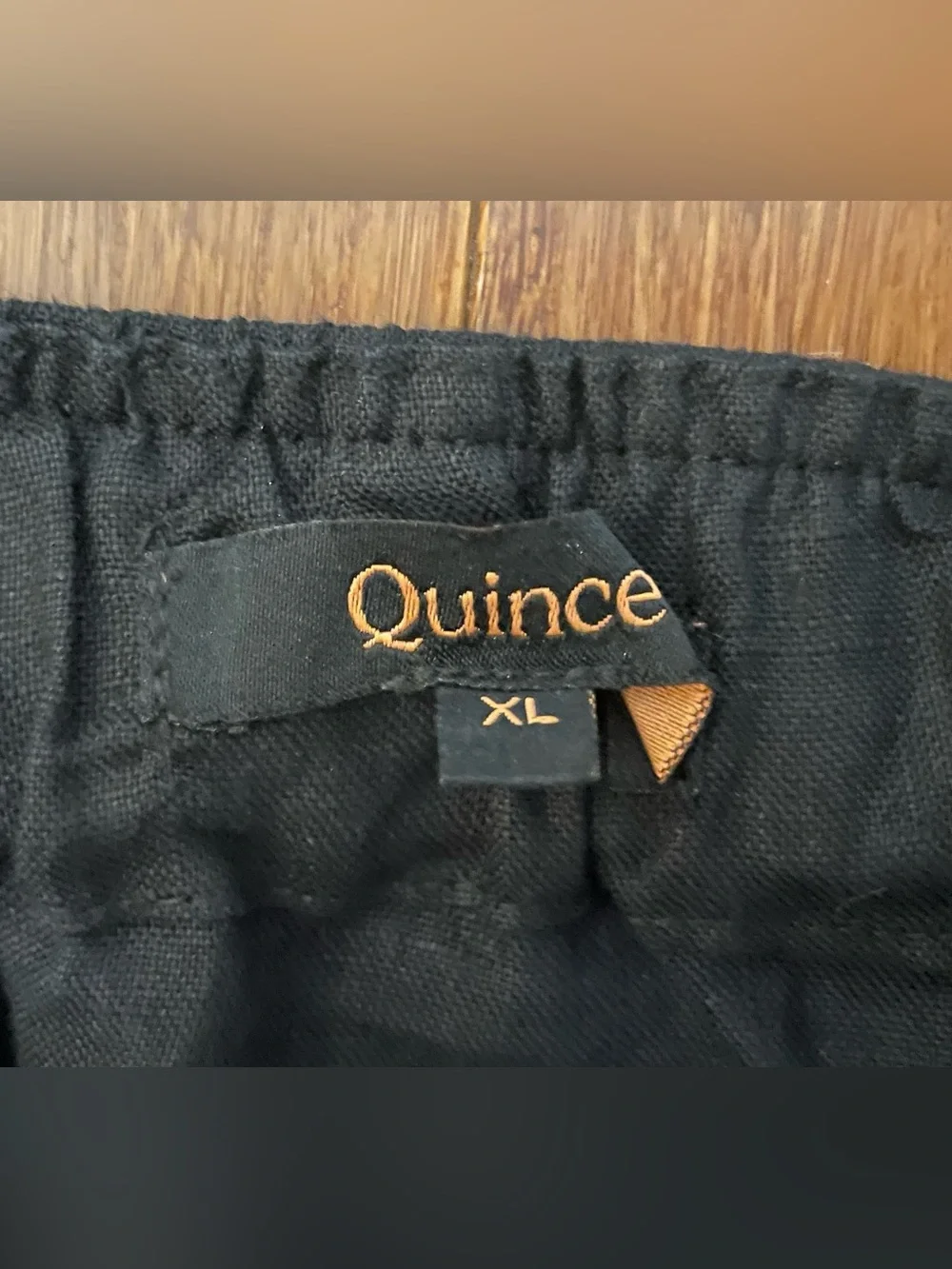 Quince overalls black